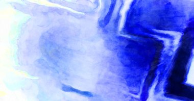 Soyut suluboya sanat eserleri. Fırça boyalı dijital resim. Renkli yaratıcı suluboya çizimi.