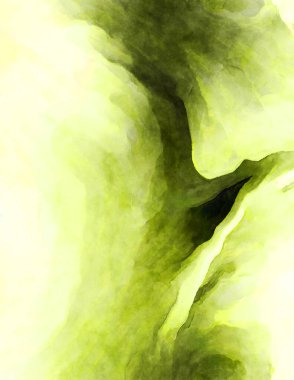 Soyut suluboya sanat eserleri. Fırça boyalı dijital resim. Renkli yaratıcı suluboya çizimi.