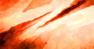 Soyut suluboya sanat eserleri. Fırça boyalı dijital resim. Renkli yaratıcı suluboya çizimi.