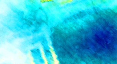 Soyut suluboya sanat eserleri. Fırça boyalı dijital resim. Renkli yaratıcı suluboya çizimi.