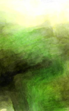 Soyut suluboya sanat eserleri. Fırça boyalı dijital resim. Renkli yaratıcı suluboya çizimi.