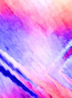 Soyut suluboya sanat eserleri. Fırça boyalı dijital resim. Renkli yaratıcı suluboya çizimi.