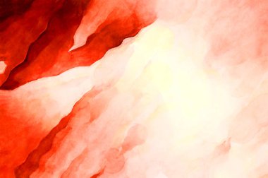 Soyut suluboya sanat eserleri. Fırça boyalı dijital resim. Renkli yaratıcı suluboya çizimi.