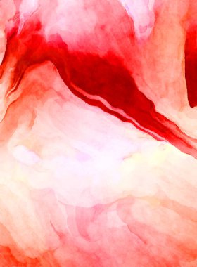 Soyut suluboya sanat eserleri. Fırça boyalı dijital resim. Renkli yaratıcı suluboya çizimi.