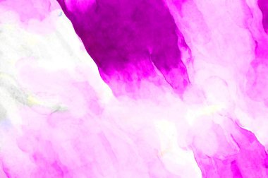 Soyut suluboya sanat eserleri. Fırça boyalı dijital resim. Renkli yaratıcı suluboya çizimi.