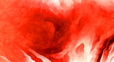 Soyut suluboya sanat eserleri. Fırça boyalı dijital resim. Renkli yaratıcı suluboya çizimi.