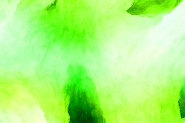 Soyut suluboya sanat eserleri. Fırça boyalı dijital resim. Renkli yaratıcı suluboya çizimi.