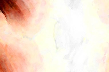 Soyut suluboya sanat eserleri. Fırça boyalı dijital resim. Renkli yaratıcı suluboya çizimi.