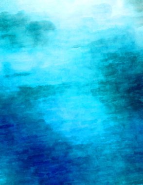 Soyut suluboya sanat eserleri. Fırça boyalı dijital resim. Renkli yaratıcı suluboya çizimi.