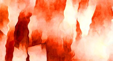 Soyut suluboya sanat eserleri. Fırça boyalı dijital resim. Renkli yaratıcı suluboya çizimi.