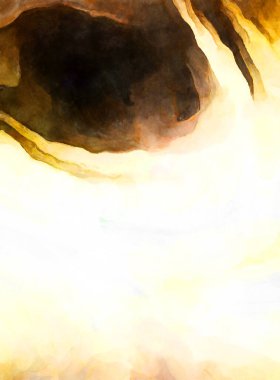 Soyut suluboya sanat eserleri. Fırça boyalı dijital resim. Renkli yaratıcı suluboya çizimi.