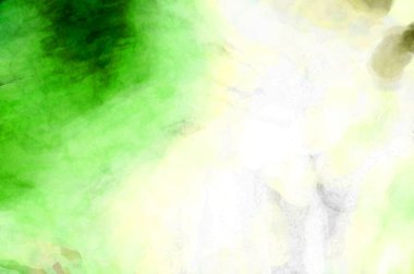 Soyut suluboya sanat eserleri. Fırça boyalı dijital resim. Renkli yaratıcı suluboya çizimi.