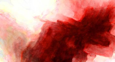 Soyut suluboya sanat eserleri. Fırça boyalı dijital resim. Renkli yaratıcı suluboya çizimi.