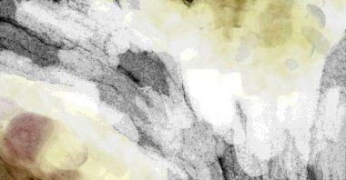 Soyut suluboya sanat eserleri. Fırça boyalı dijital resim. Renkli yaratıcı suluboya çizimi.