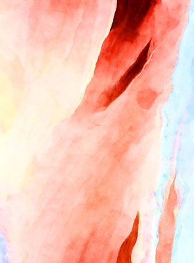 Soyut suluboya sanat eserleri. Fırça boyalı dijital resim. Renkli yaratıcı suluboya çizimi.