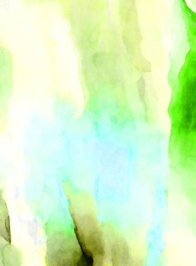 Soyut suluboya sanat eserleri. Fırça boyalı dijital resim. Renkli yaratıcı suluboya çizimi.