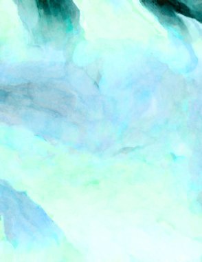 Soyut suluboya sanat eserleri. Fırça boyalı dijital resim. Renkli yaratıcı suluboya çizimi.