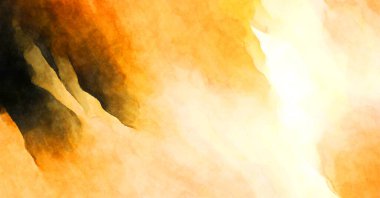 Soyut suluboya sanat eserleri. Fırça boyalı dijital resim. Renkli yaratıcı suluboya çizimi.