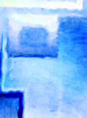 Soyut suluboya sanat eserleri. Fırça boyalı dijital resim. Renkli yaratıcı suluboya çizimi.