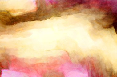 Soyut suluboya sanat eserleri. Fırça boyalı dijital resim. Renkli yaratıcı suluboya çizimi.