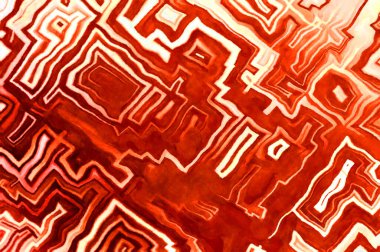 Soyut suluboya sanat eserleri. Fırça boyalı dijital resim. Renkli yaratıcı suluboya çizimi.