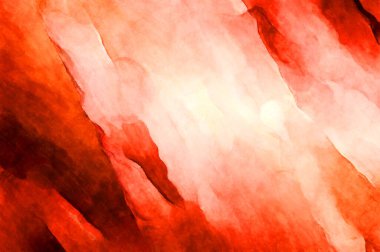 Soyut suluboya sanat eserleri. Fırça boyalı dijital resim. Renkli yaratıcı suluboya çizimi.