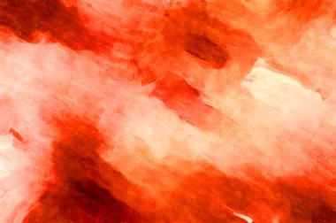 Soyut suluboya sanat eserleri. Fırça boyalı dijital resim. Renkli yaratıcı suluboya çizimi.