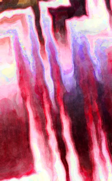 Expressive Abstract Watercolor Artwork Brush Painted Digital Art Painting Colorful — Stock Photo, Image