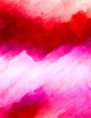 Soyut suluboya sanat eserleri. Fırça boyalı dijital resim. Renkli yaratıcı suluboya çizimi.