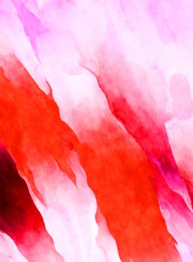 Soyut suluboya sanat eserleri. Fırça boyalı dijital resim. Renkli yaratıcı suluboya çizimi.