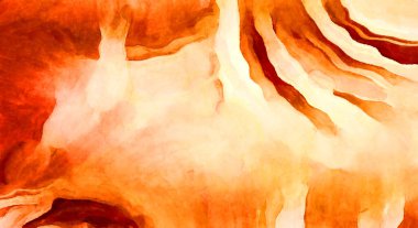 Soyut suluboya sanat eserleri. Fırça boyalı dijital resim. Renkli yaratıcı suluboya çizimi.