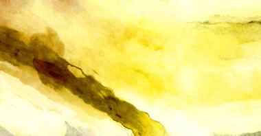 Soyut suluboya sanat eserleri. Fırça boyalı dijital resim. Renkli yaratıcı suluboya çizimi.