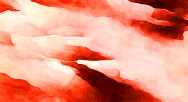 Soyut suluboya sanat eserleri. Fırça boyalı dijital resim. Renkli yaratıcı suluboya çizimi.