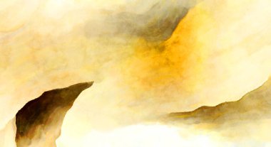 Soyut suluboya sanat eserleri. Fırça boyalı dijital resim. Renkli yaratıcı suluboya çizimi.