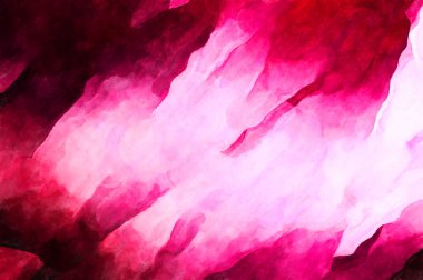 Soyut suluboya sanat eserleri. Fırça boyalı dijital resim. Renkli yaratıcı suluboya çizimi.