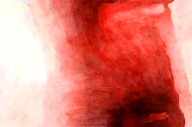 Soyut suluboya sanat eserleri. Fırça boyalı dijital resim. Renkli yaratıcı suluboya çizimi.