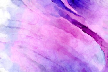 Soyut suluboya sanat eserleri. Fırça boyalı dijital resim. Renkli yaratıcı suluboya çizimi.