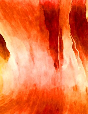 Soyut suluboya sanat eserleri. Fırça boyalı dijital resim. Renkli yaratıcı suluboya çizimi.