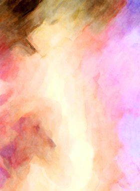 Soyut suluboya sanat eserleri. Fırça boyalı dijital resim. Renkli yaratıcı suluboya çizimi.