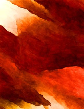 Soyut suluboya sanat eserleri. Fırça boyalı dijital resim. Renkli yaratıcı suluboya çizimi.