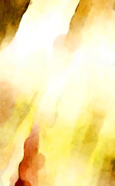 Soyut suluboya sanat eserleri. Fırça boyalı dijital resim. Renkli yaratıcı suluboya çizimi.