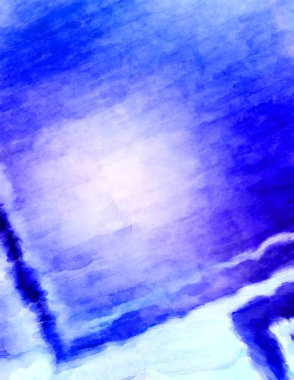 Soyut suluboya sanat eserleri. Fırça boyalı dijital resim. Renkli yaratıcı suluboya çizimi.