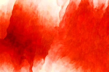 Soyut suluboya sanat eserleri. Fırça boyalı dijital resim. Renkli yaratıcı suluboya çizimi.