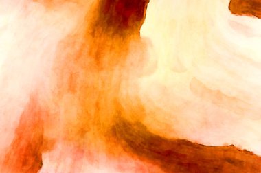 Soyut suluboya sanat eserleri. Fırça boyalı dijital resim. Renkli yaratıcı suluboya çizimi.