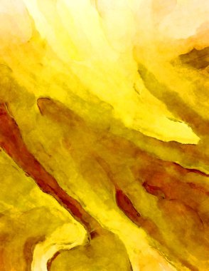 Soyut suluboya sanat eserleri. Fırça boyalı dijital resim. Renkli yaratıcı suluboya çizimi.