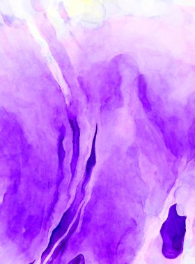 Soyut suluboya sanat eserleri. Fırça boyalı dijital resim. Renkli yaratıcı suluboya çizimi.