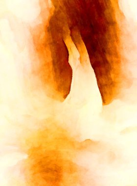 Soyut suluboya sanat eserleri. Fırça boyalı dijital resim. Renkli yaratıcı suluboya çizimi.