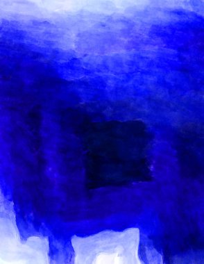 Soyut suluboya sanat eserleri. Fırça boyalı dijital resim. Renkli yaratıcı suluboya çizimi.