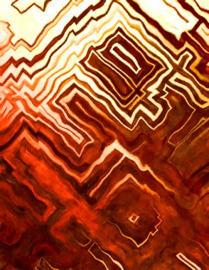 Soyut suluboya sanat eserleri. Fırça boyalı dijital resim. Renkli yaratıcı suluboya çizimi.