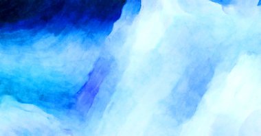 Soyut suluboya sanat eserleri. Fırça boyalı dijital resim. Renkli yaratıcı suluboya çizimi.